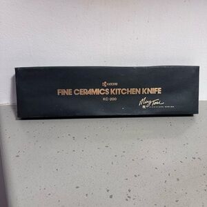 RARE-Kyocera Fine Ceramics Kitchen Knife from the Ming Tsai Signature Series